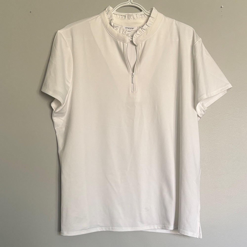 Chico's Women's Blouse in Classic White